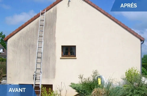 nettoyage mur exterieur Gisors